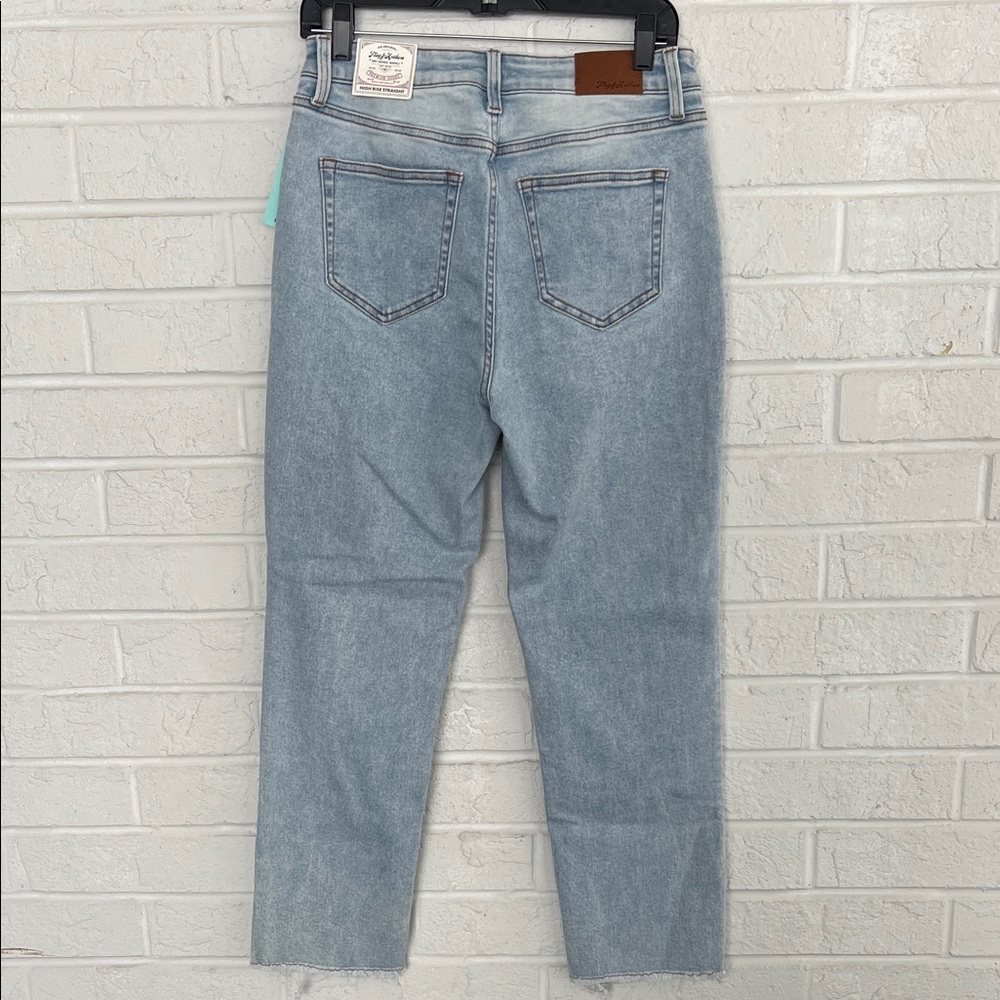Flag & Anthem Blue Straight Leg Jeans Classic Style - Picture 4 of 12